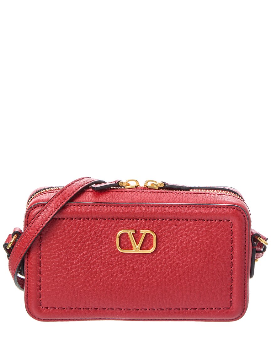 Valentino Vlogo Alltime Mini Leather Camera Bag