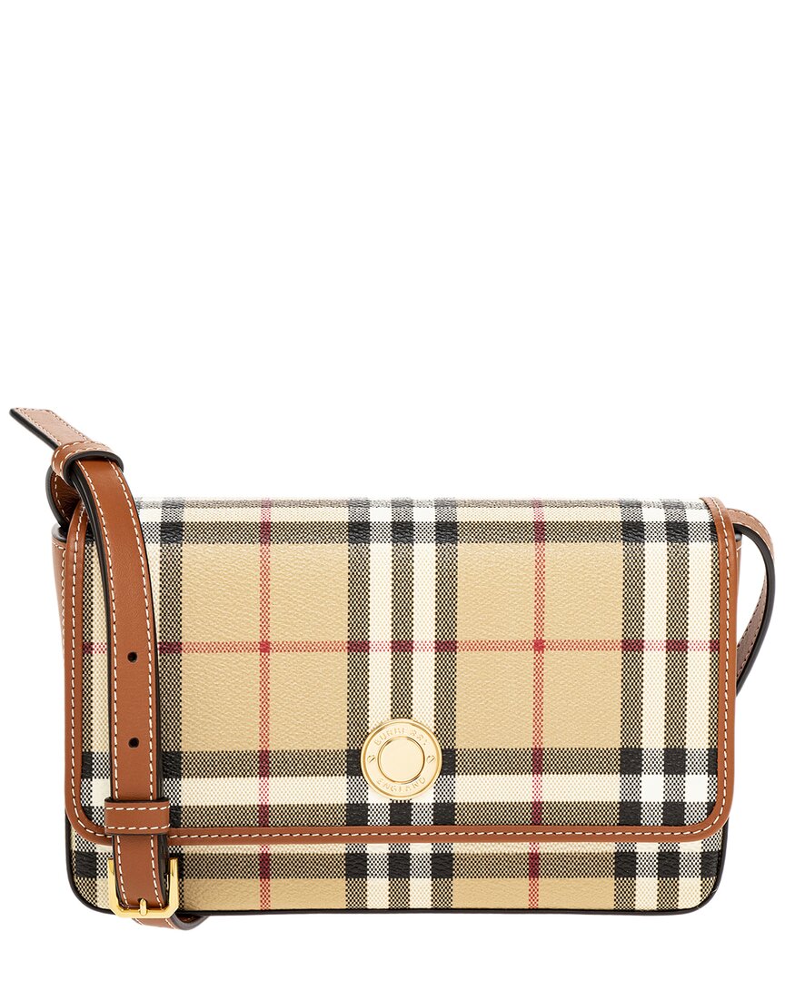 Burberry Hampshire Canvas & Leather Crossbody