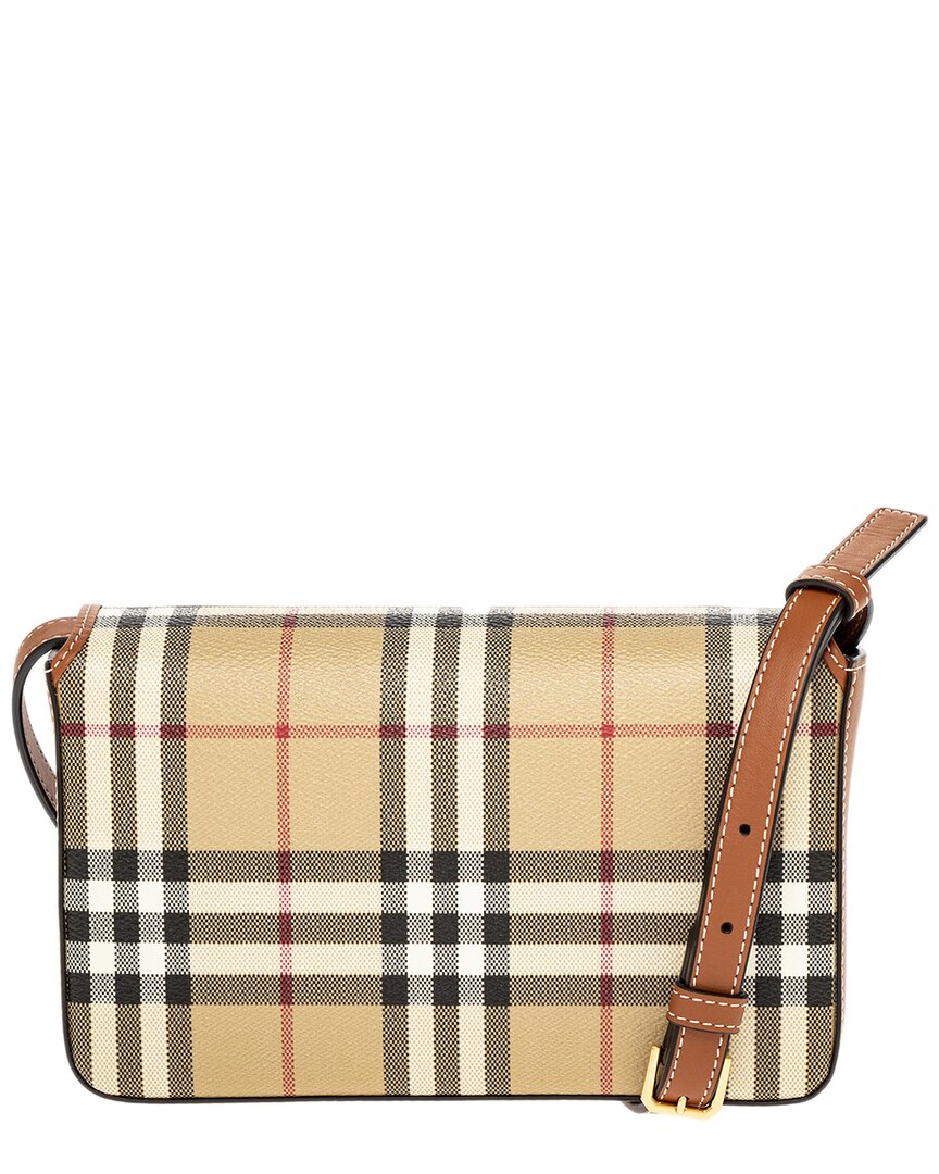Burberry Hampshire Canvas & Leather Crossbody