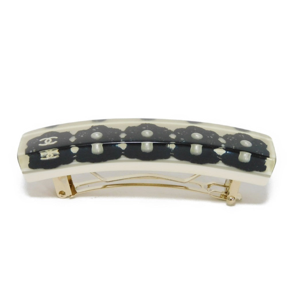 Chanel Camellia Hair Clip Barrette