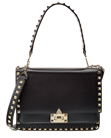 Valentino Rockstud Patent Shoulder Bag