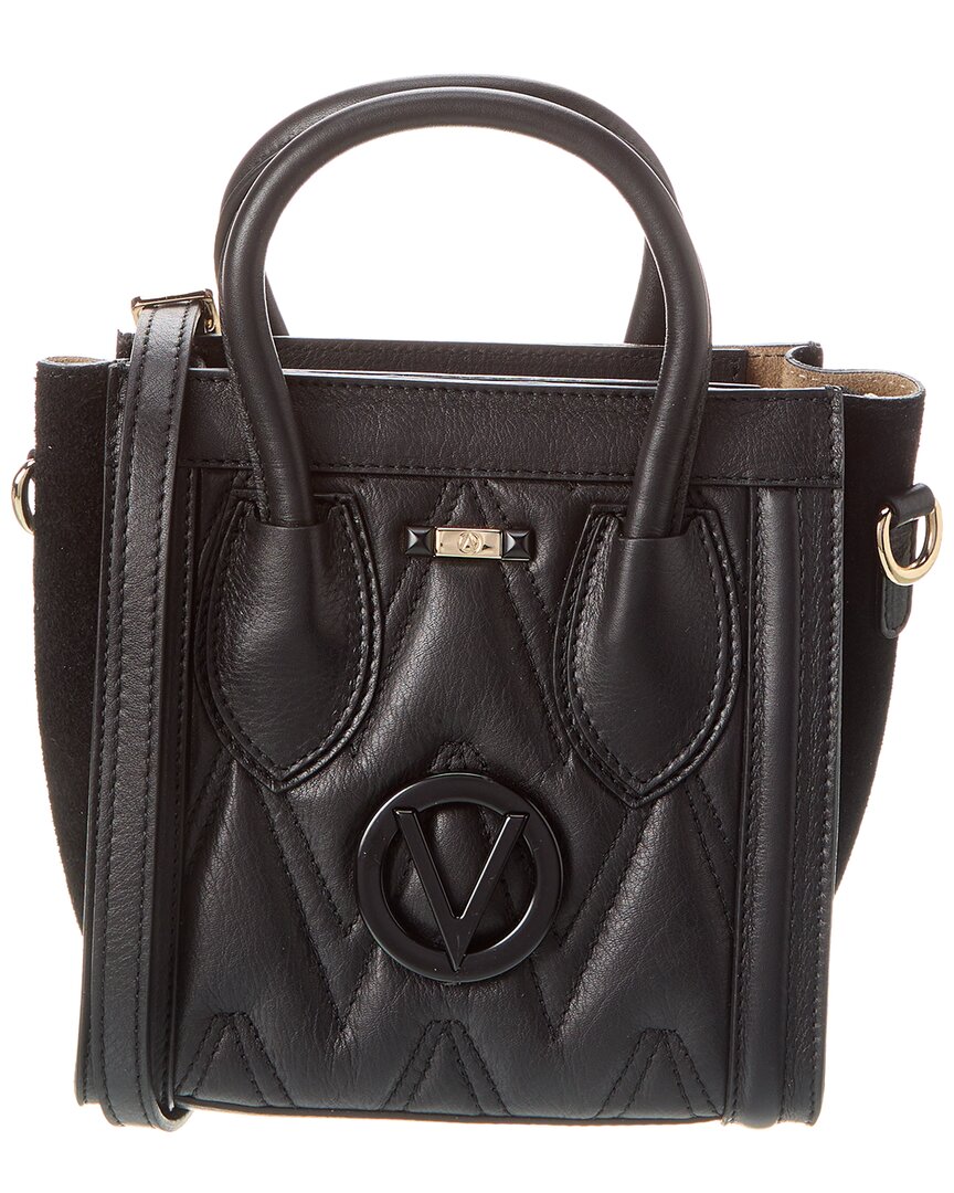 Valentino By Mario Valentino Eva Diamond Leather Tote