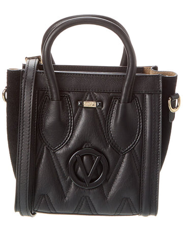 Valentino By Mario Valentino Eva Diamond Leather Tote