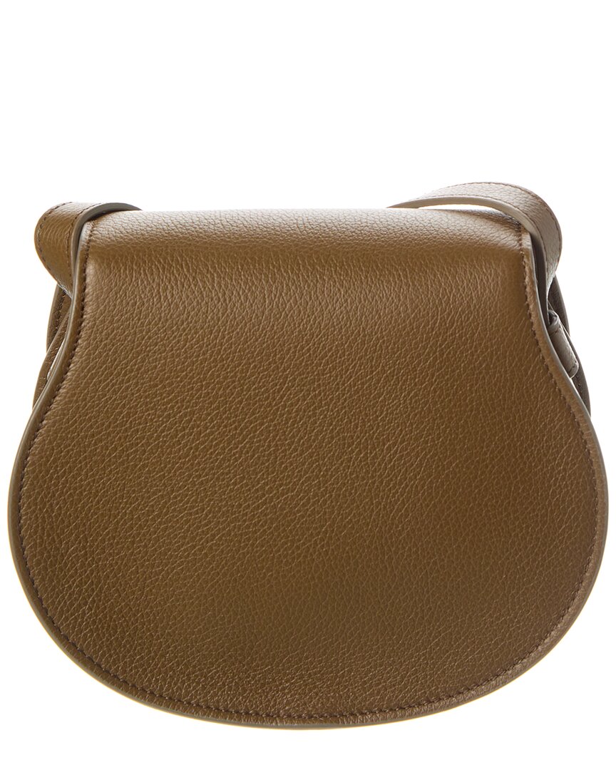 Chloé Marcie Small Leather Saddle Bag