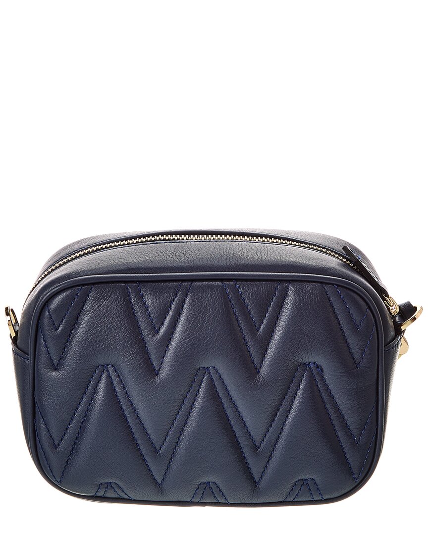Valentino By Mario Valentino Amel Diamond Leather Crossbody