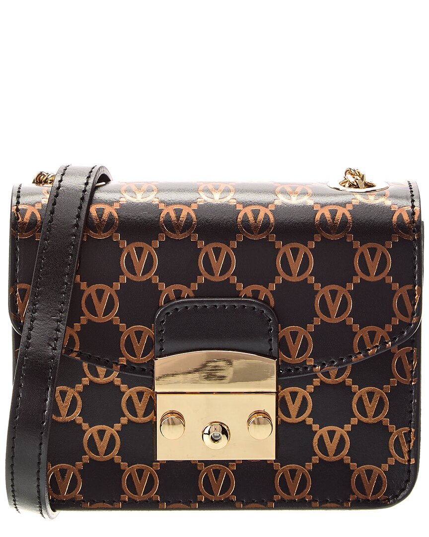Valentino By Mario Valentino Bijou Monogram Leather Crossbody