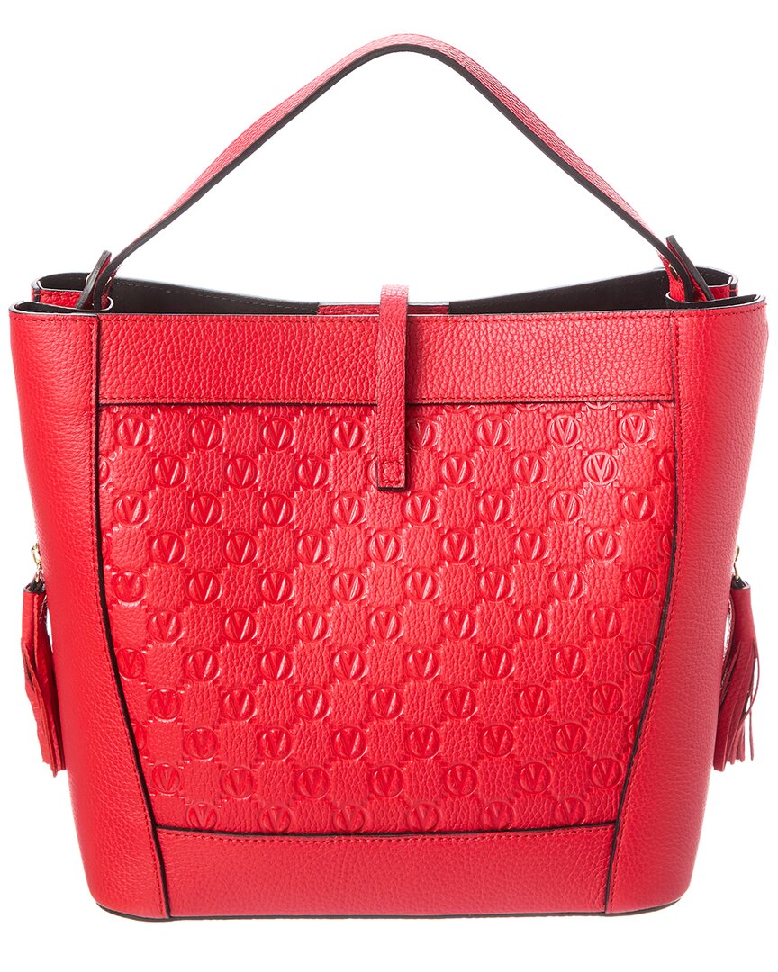 Valentino By Mario Valentino Callie Medallion Leather Shoulder Bag