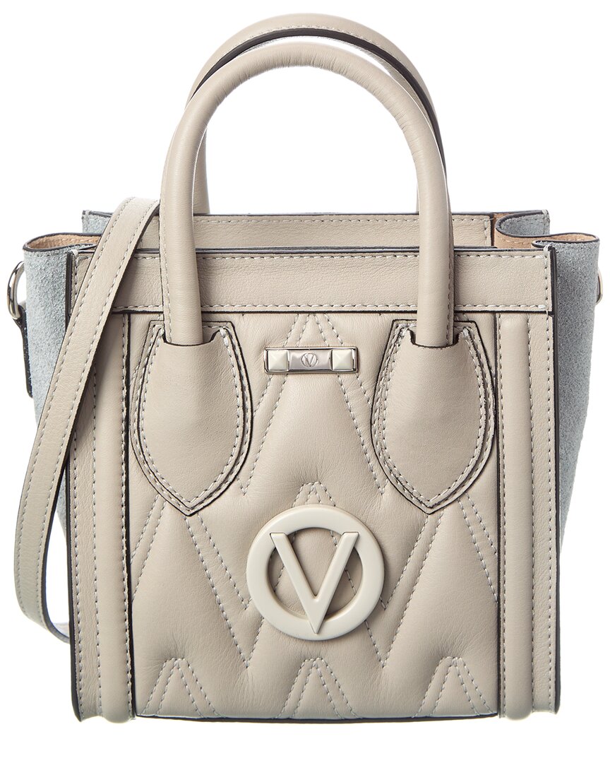 Valentino By Mario Valentino Eva Diamond Leather Tote