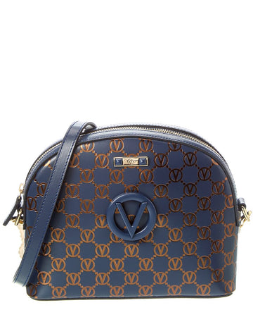 Valentino By Mario Valentino Diana Monogram Leather Crossbody