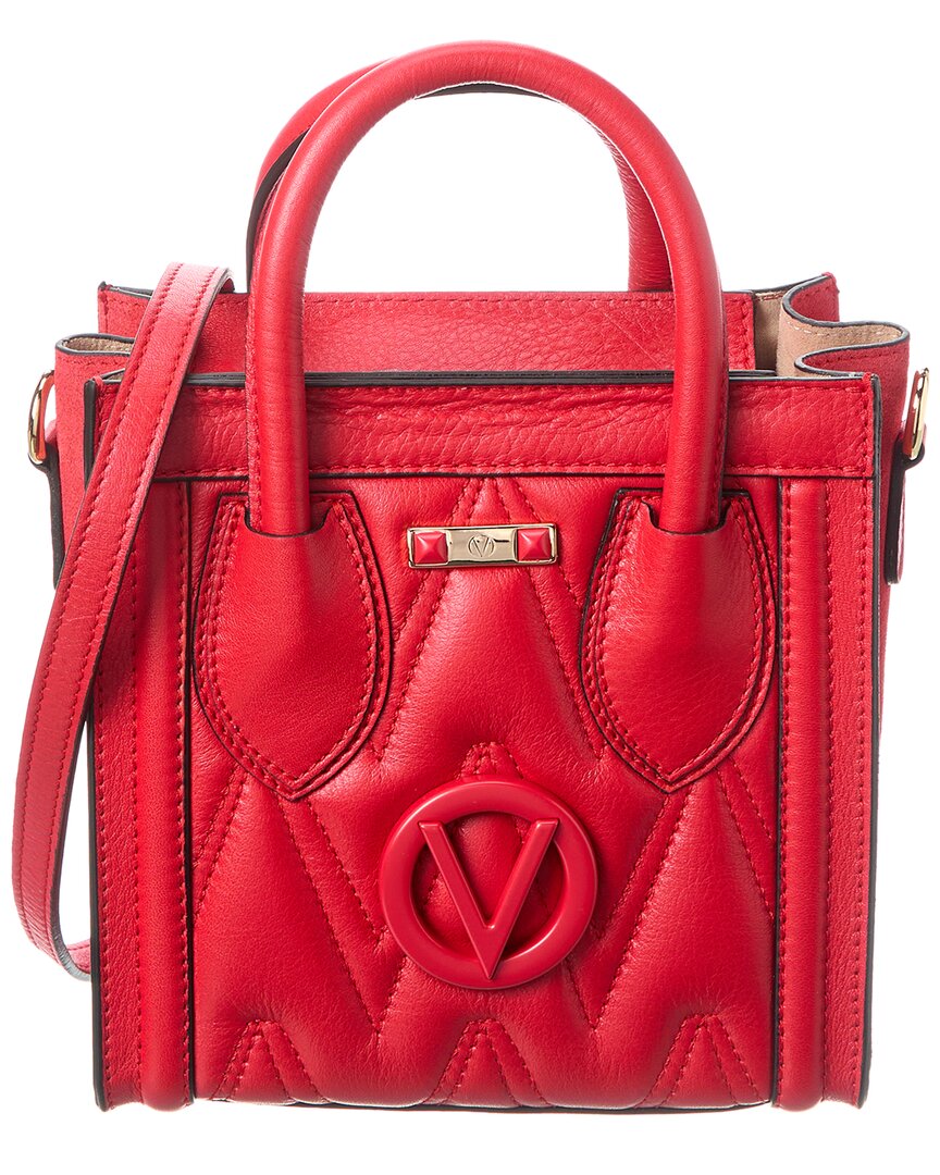 Valentino By Mario Valentino Eva Diamond Leather Tote