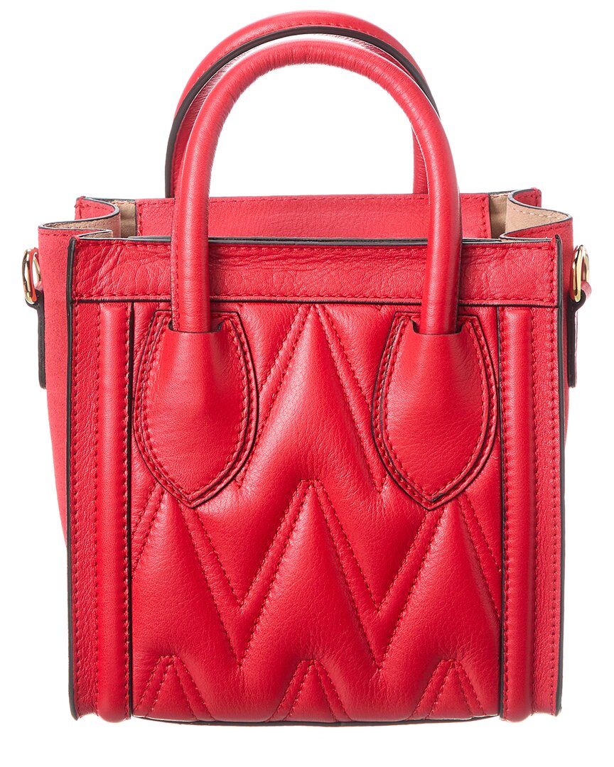 Valentino By Mario Valentino Eva Diamond Leather Tote