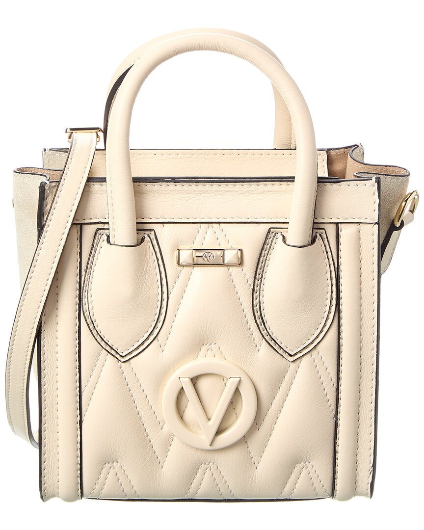 Valentino By Mario Valentino Eva Diamond Leather Tote