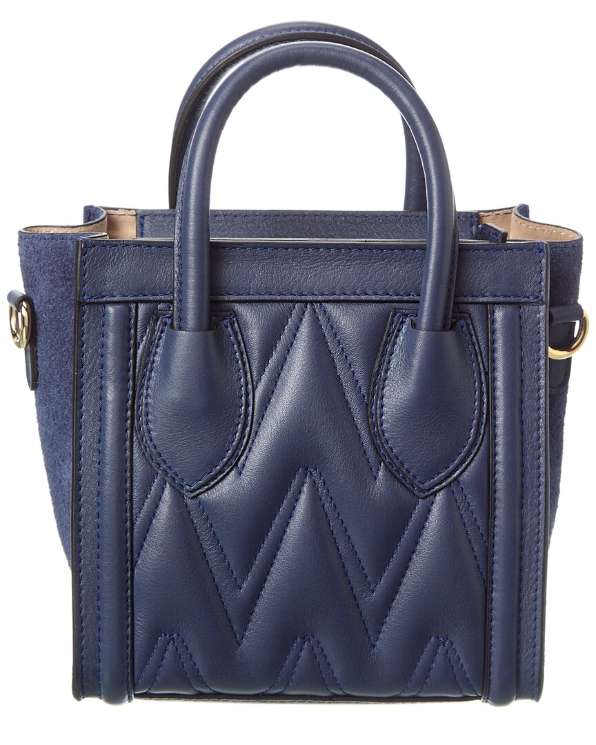 Valentino By Mario Valentino Eva Diamond Leather Tote