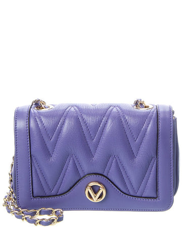 Valentino By Mario Valentino Lady Diamond Leather Crossbody