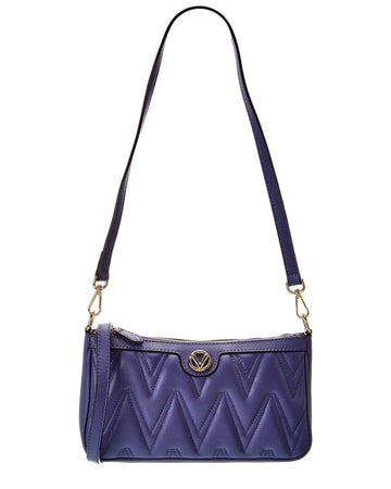 Valentino By Mario Valentino Jeanette Diamond Leather Shoulder Bag