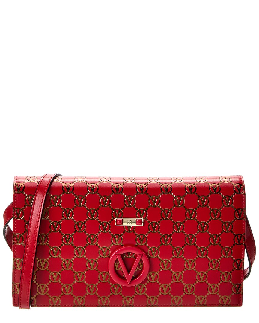 Valentino By Mario Valentino Lena Monogram Leather Shoulder Bag