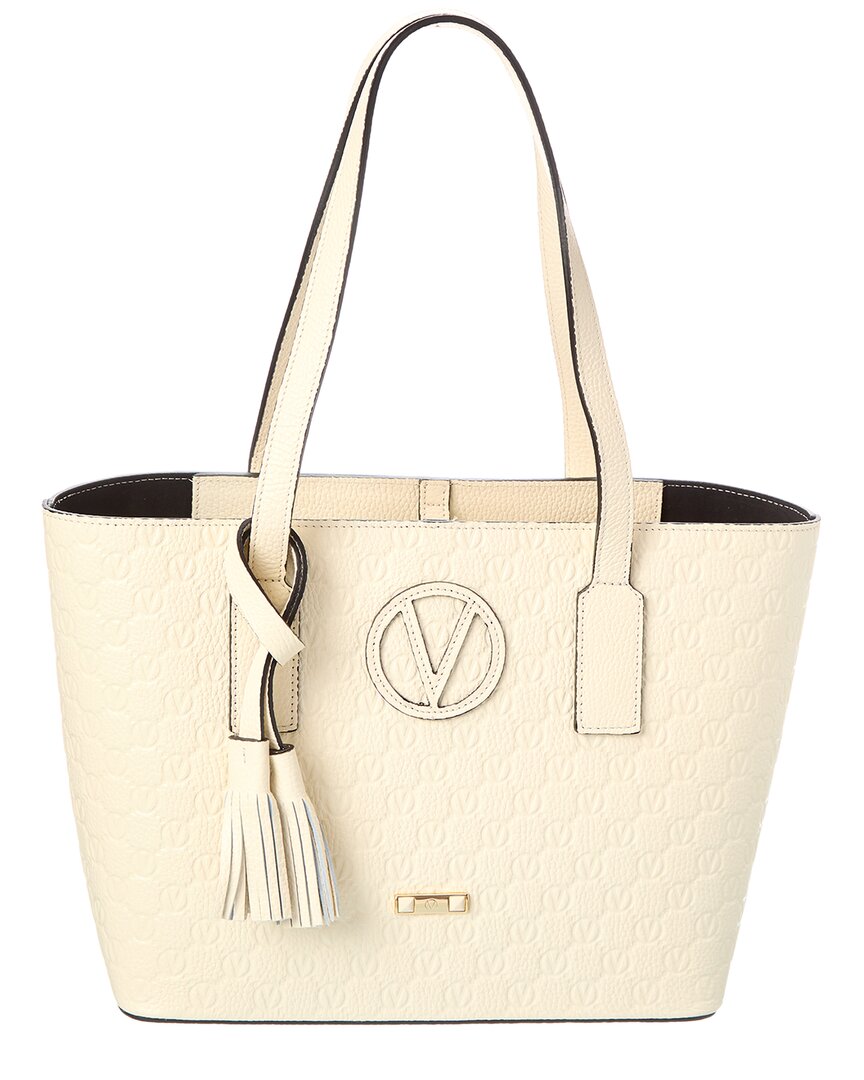 Valentino By Mario Valentino Prince Medallion Leather Tote