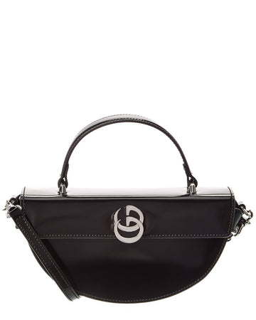 Gucci Half-Moon Mini Leather Shoulder Bag
