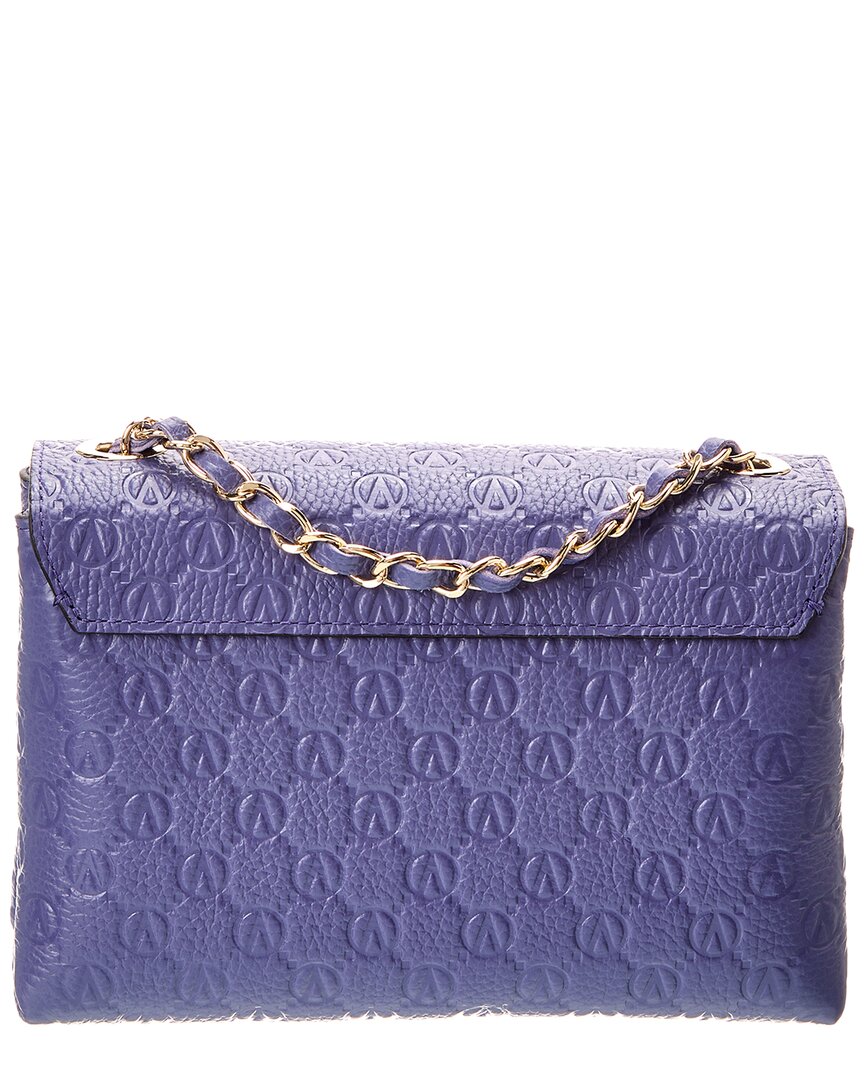 Valentino By Mario Valentino Isabelle Dollaro Monogram Leather Crossbody