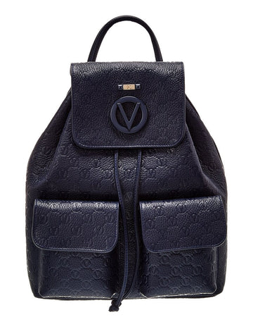 Valentino By Mario Valentino Simeon Dollaro Monogram Leather Backpack