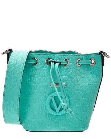 Valentino By Mario Valentino Jules Dollaro Monogram Leather Bucket Bag