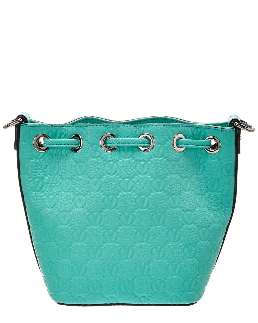 Valentino By Mario Valentino Jules Dollaro Monogram Leather Bucket Bag