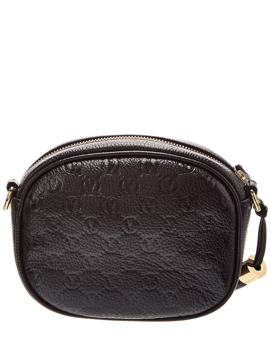 Valentino By Mario Valentino Nina Dollaro Monogram Leather Crossbody