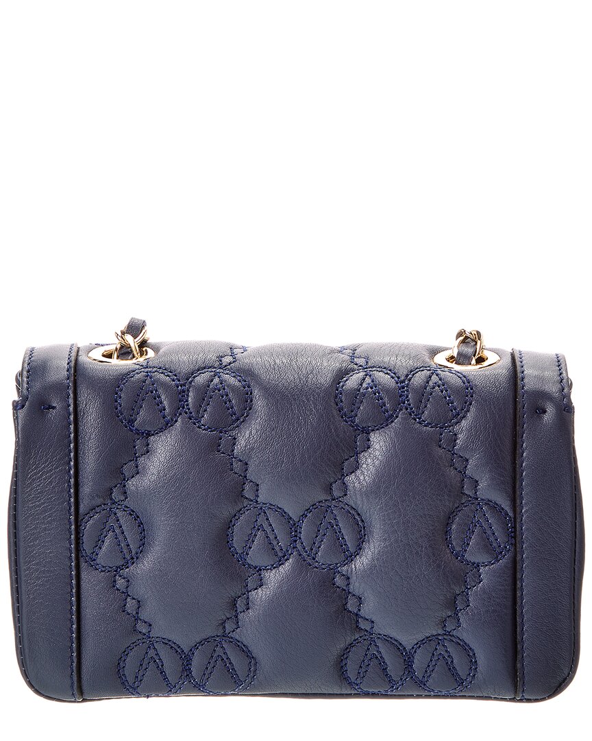 Valentino By Mario Valentino Lady Monogram Leather Shoulder Bag