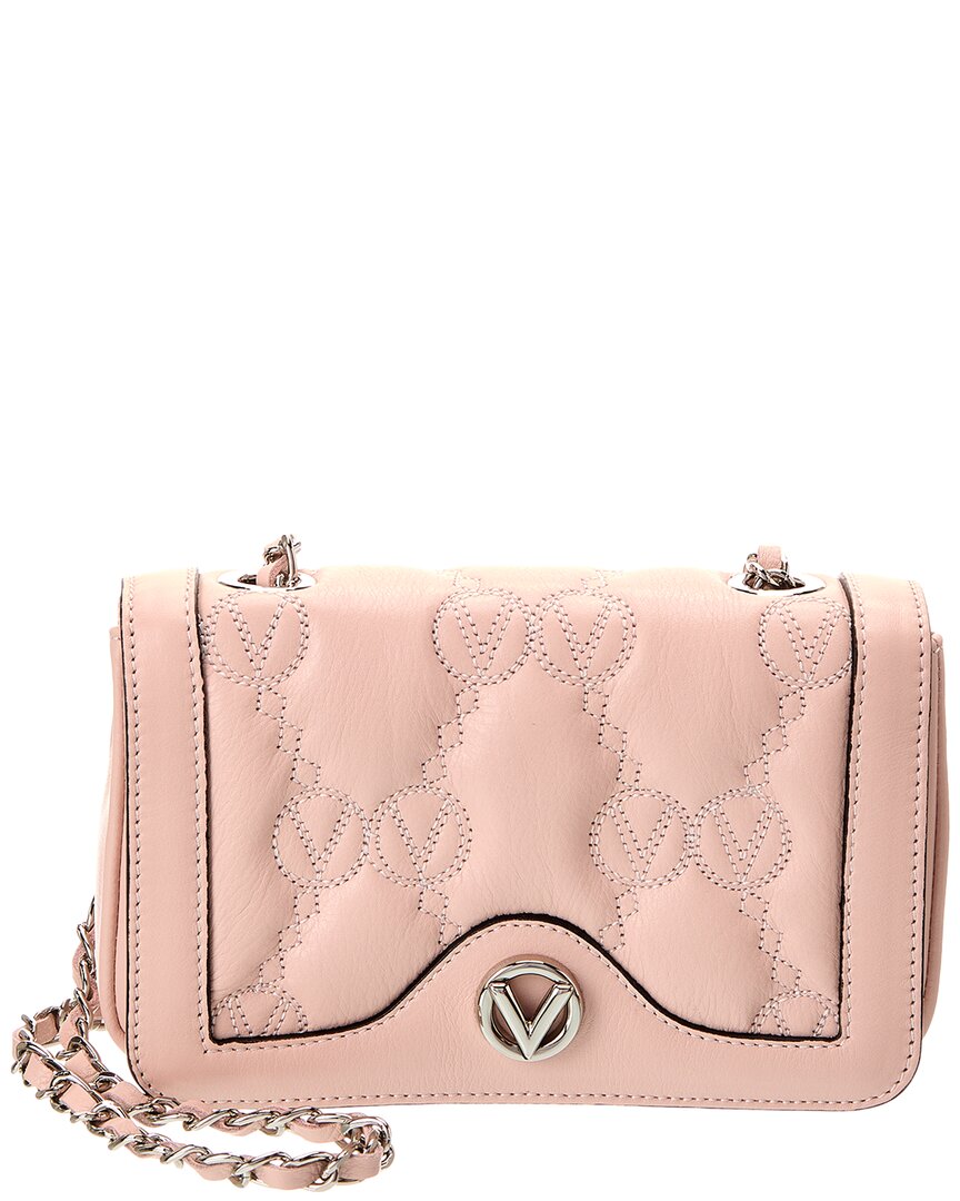 Valentino By Mario Valentino Lady Monogram Leather Shoulder Bag