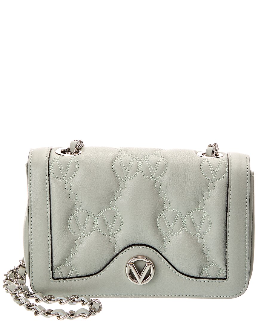 Valentino By Mario Valentino Lady Monogram Leather Shoulder Bag