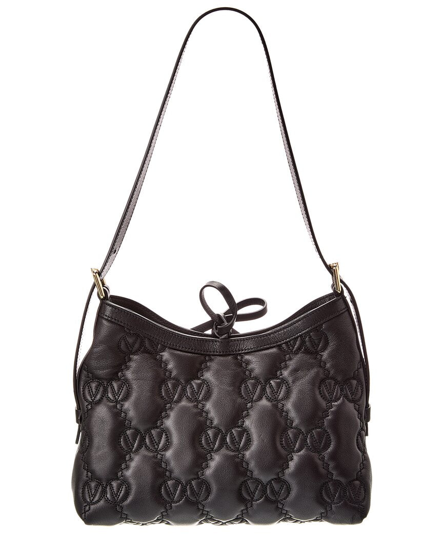 Valentino By Mario Valentino Jeanne Monogram Leather Tote