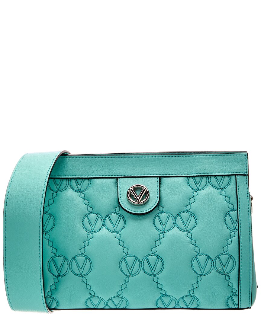 Valentino By Mario Valentino Amber Monogram Matelasse Leather Crossbody