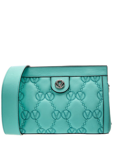 Valentino By Mario Valentino Amber Monogram Matelasse Leather Crossbody