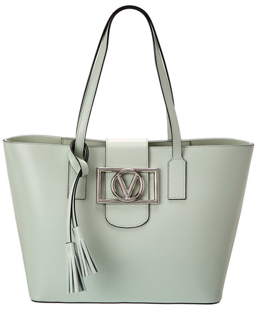 Valentino By Mario Valentino Marion Super V Leather Tote