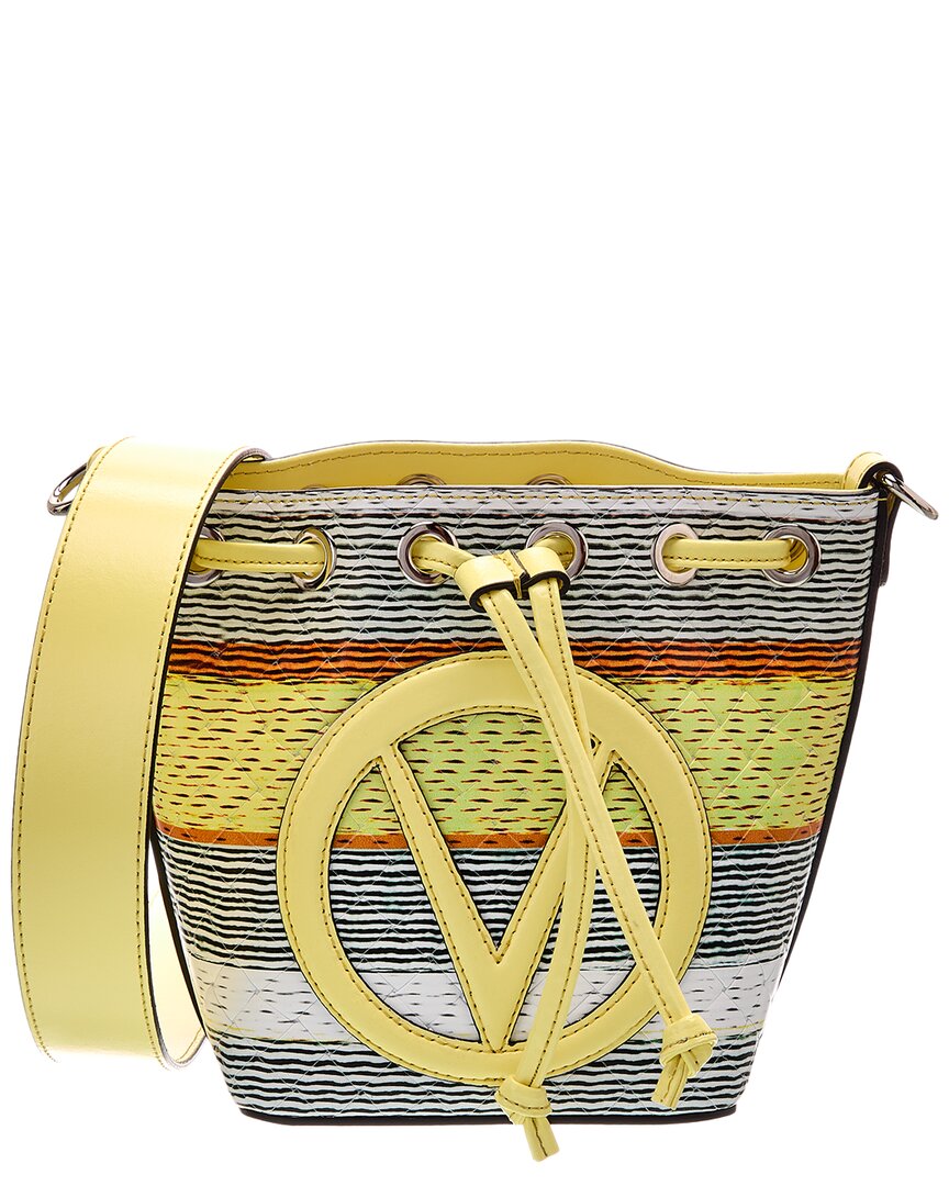 Valentino By Mario Valentino Jules Tresse Leather Bucket Bag