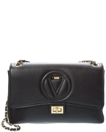Valentino By Mario Valentino Posh Signature Leather Shoulder Bag