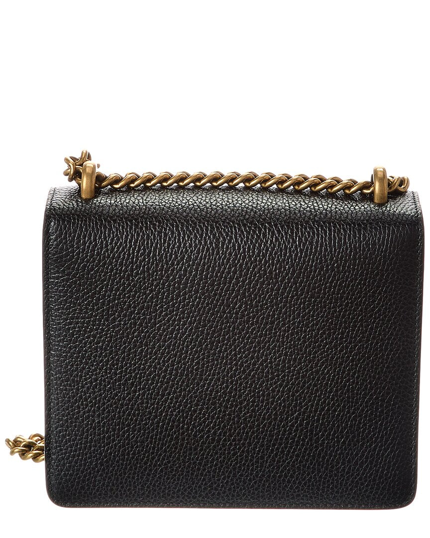 Gucci Gg Logo Leather Shoulder Bag