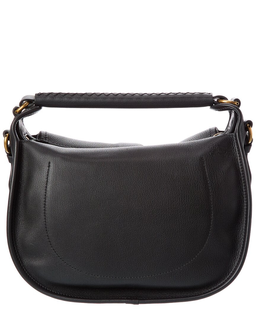 Burberry B Clip Small Leather Shoulder Bag