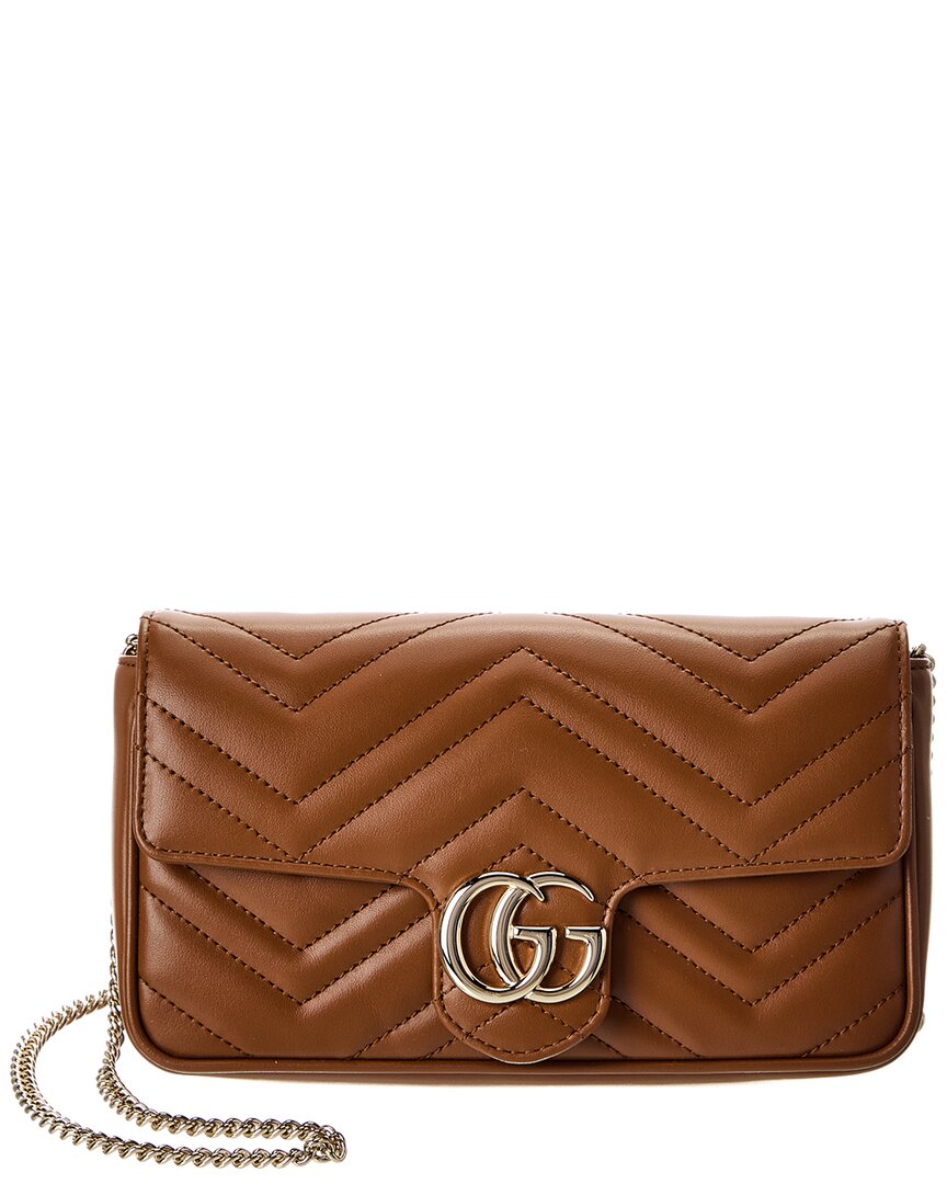 Gucci Gg Marmont Mini Leather Shoulder Bag