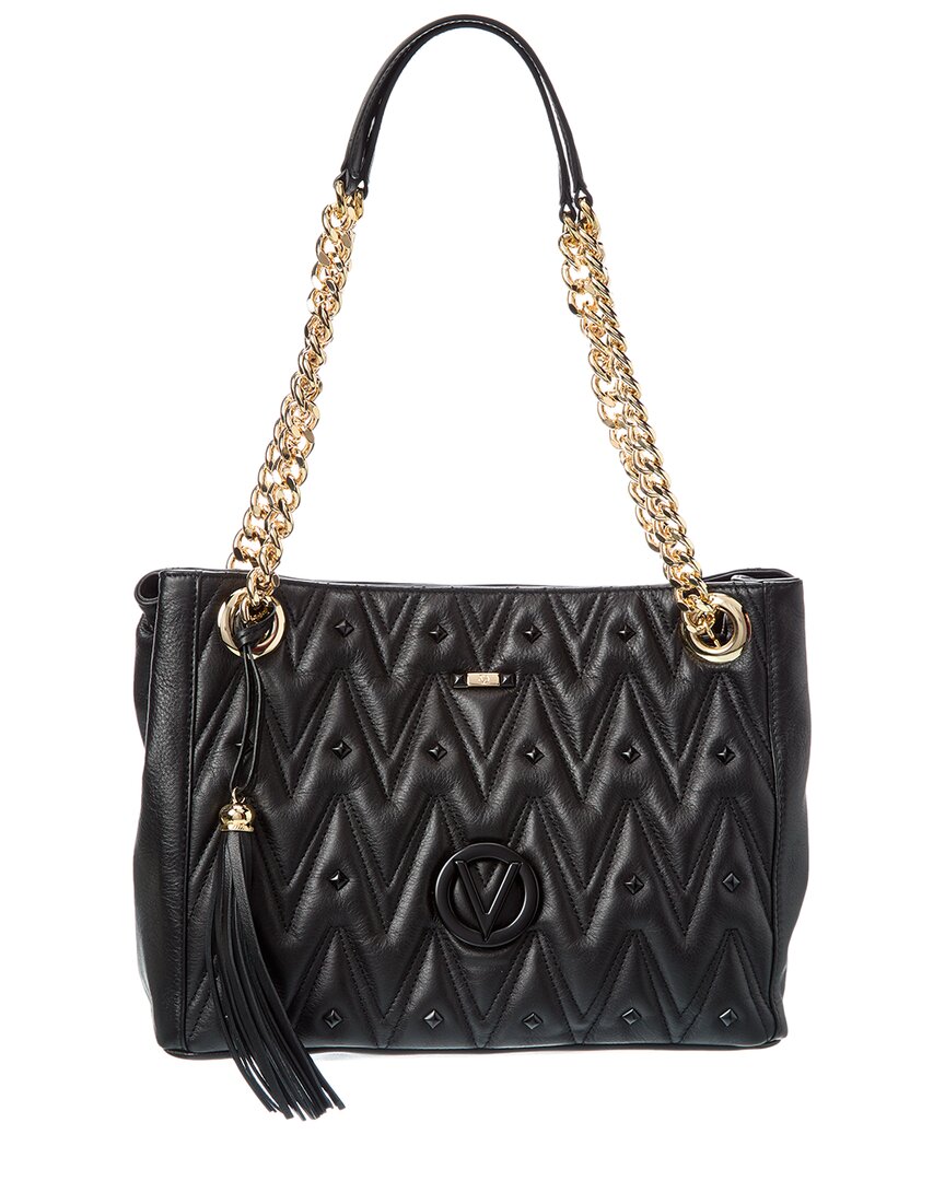 Valentino By Mario Valentino Luisa Diamond Leather Shoulder Bag