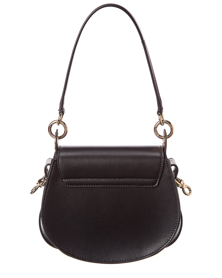 Chloé Tess Small Leather & Suede Shoulder Bag