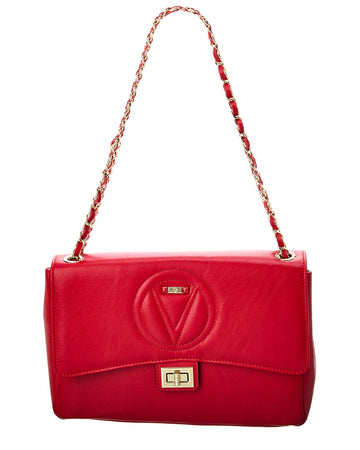 Valentino By Mario Valentino Posh Signature Leather Shoulder Bag