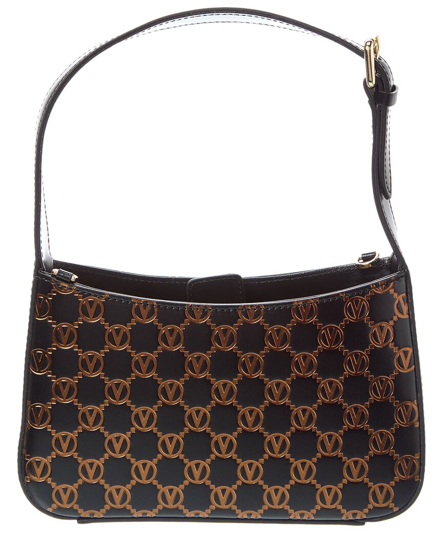 Valentino By Mario Valentino Kai Monogram Leather Crossbody