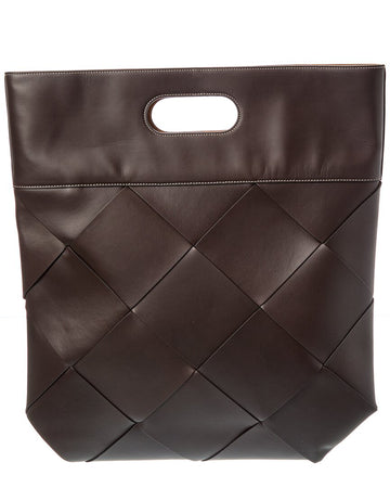 Bottega Veneta Maxi Intrecciato Leather Tote