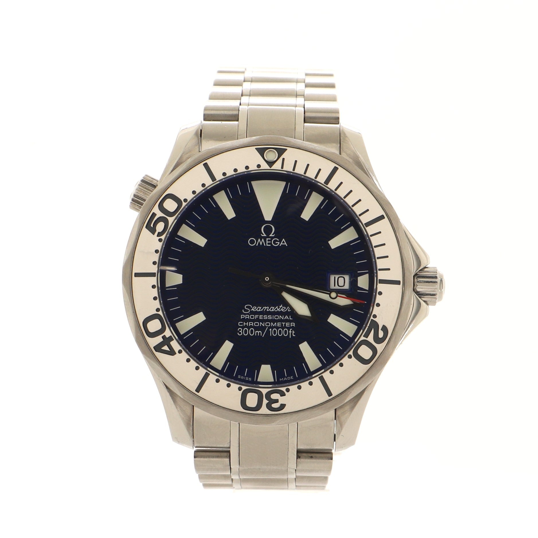 Omega Seamaster Professional Diver Chronometer 300M Automatic Watch Stainless Steel 41