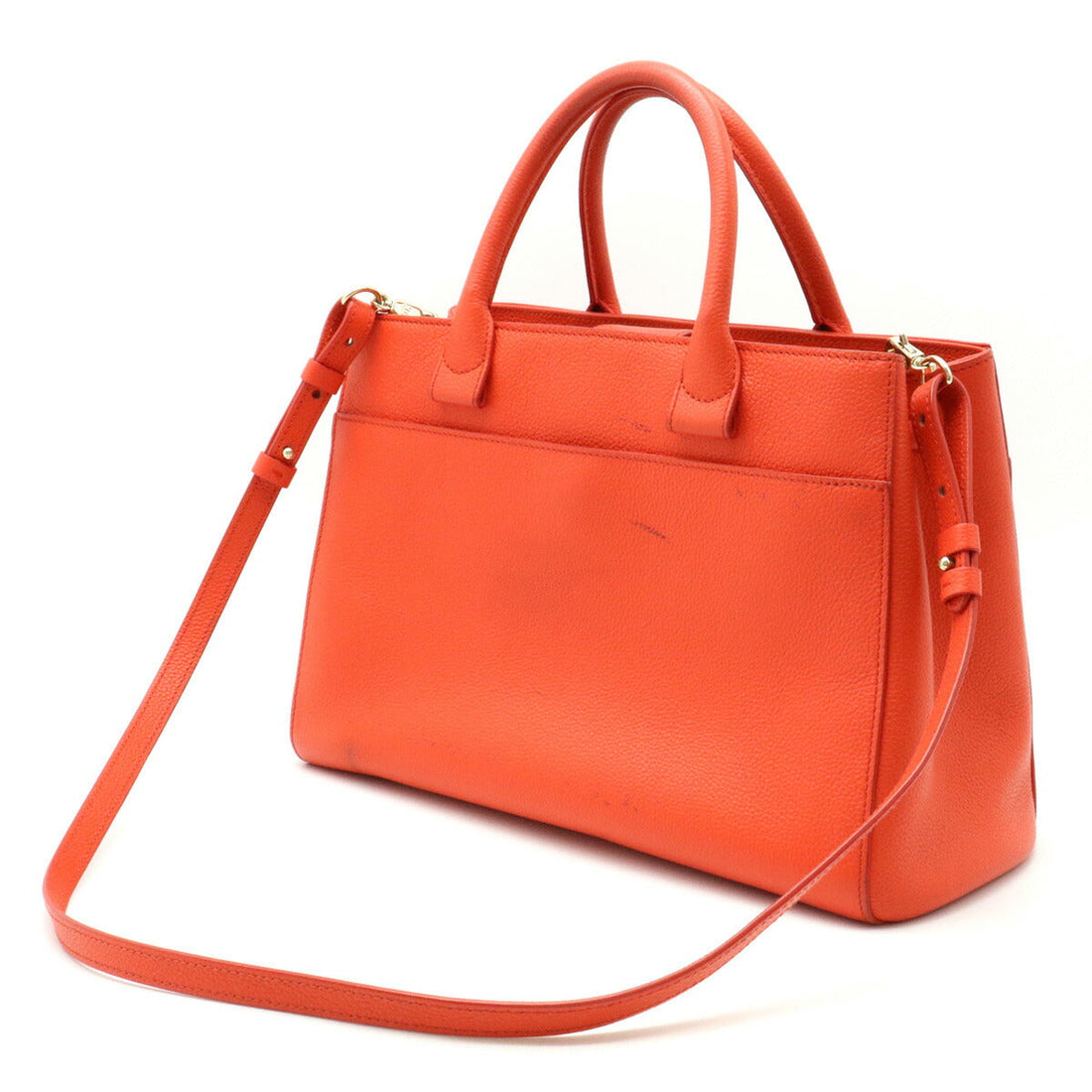 Chanel Caviar Skin Neo Executive 2way Bag Orange A69930