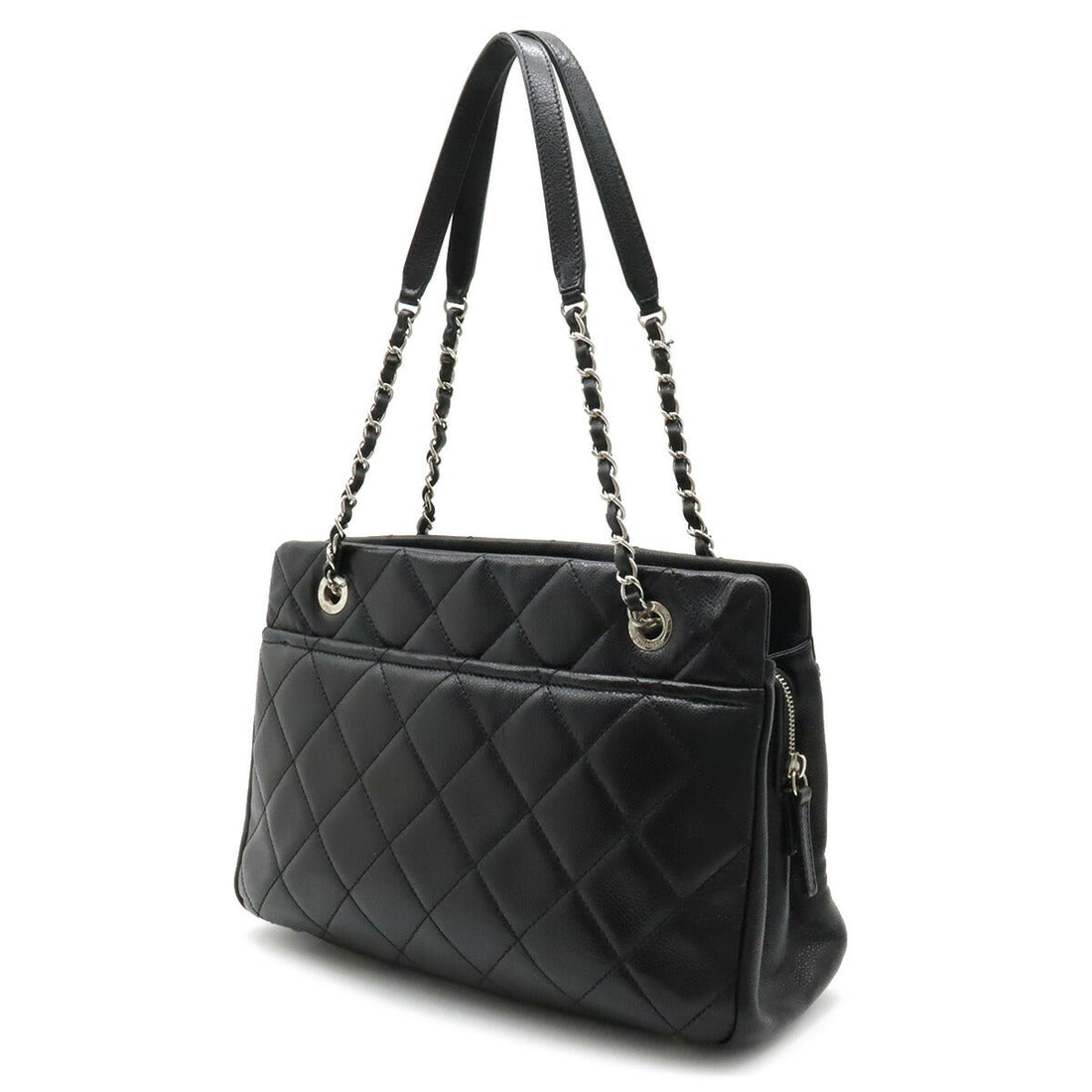 Chanel Caviar Skin Matelasse Coco Mark 2way Bag A67294