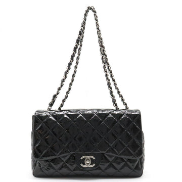 Chanel Patent Leather Matelasse 30 Shoulder Bag A28600