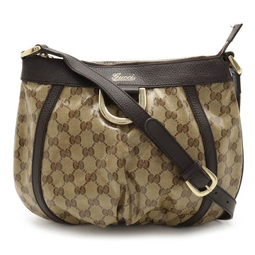 Gucci GG Crystal Coated Canvas Shoulder Bag 265691
