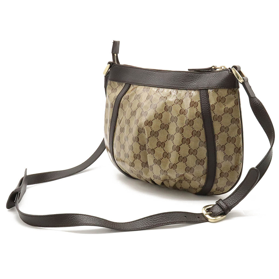 Gucci GG Crystal Coated Canvas Shoulder Bag 265691